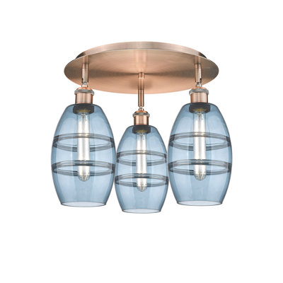Dundrod Glass Flush Mount