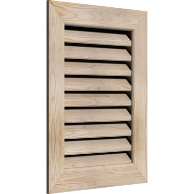 Évent vertical en bois à pignon