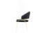 Chaise moderne et contemporaine en métal et pieds dorés de couleur noire-672412018