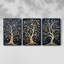 Lanscape Study Series XXX - Ensemble de 3 toiles tendues avec châssis - Prêt à être accroché-67876920