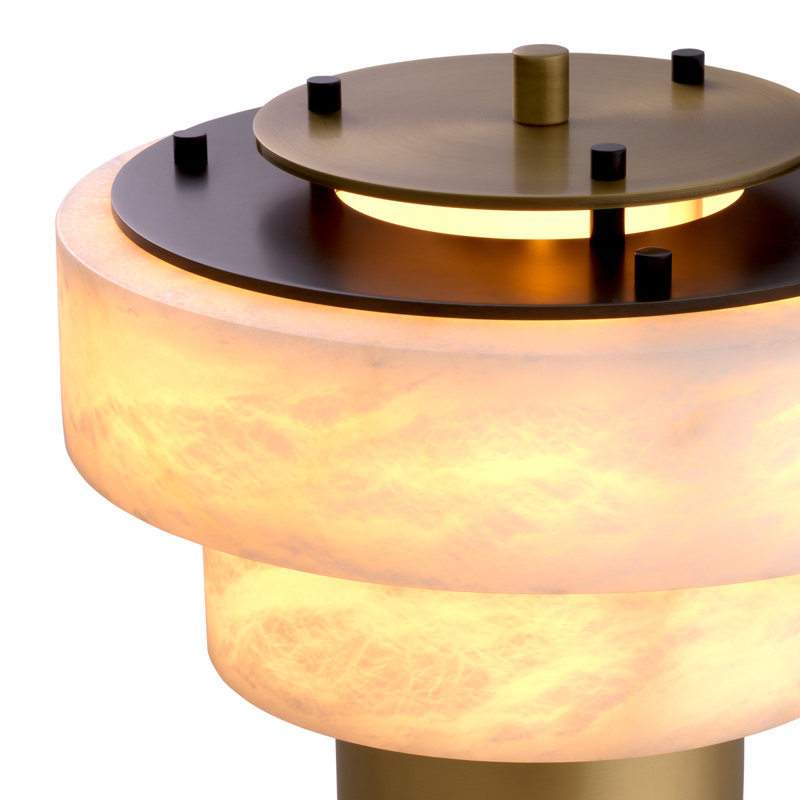 Lampe de table en métal Zereno