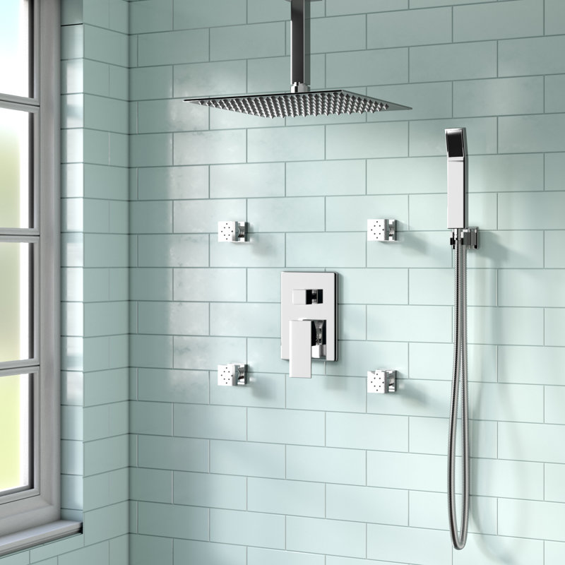 Cahoon Complete Shower System with Rough in-Valve
