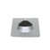 9" x 12.5" No-Calk Galvanized Steel Vent Pipe Roof Flashing with 2" Diameter