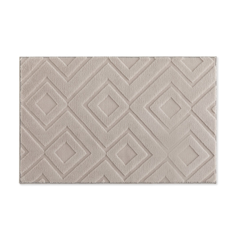 Machine Washable Geometric Shapes Area Rug - Soft Carpet With Non-slip Backing For Living Room, Bedroom, Office