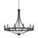 Mattheo 12 - Light Steel Candle Style Dimmable Wagon Wheel Chandelier