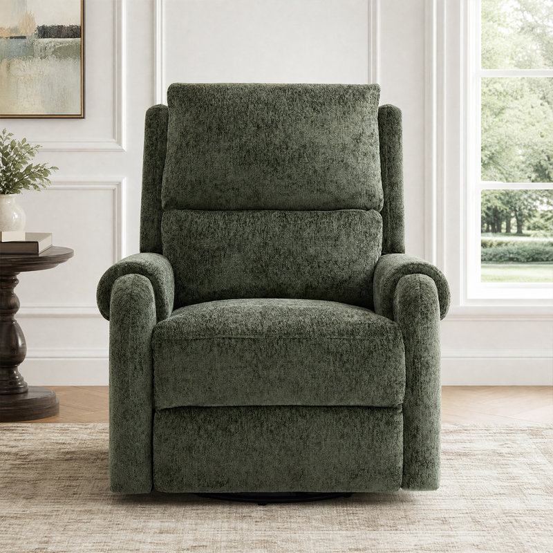 Fauteuil de chambre de bébé inclinable avec massage - Fauteuil inclinable pivotant avec poche latérale et dossier réglable