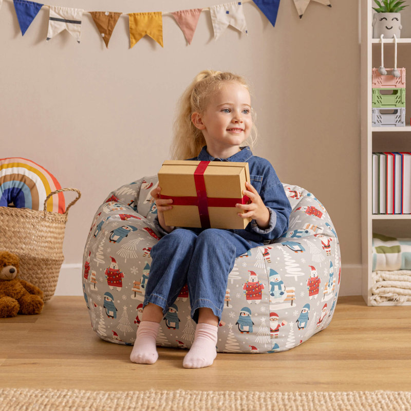 icon Kids Kingston Jurassic Dinosaur Print Classic Bean Bag, Santa