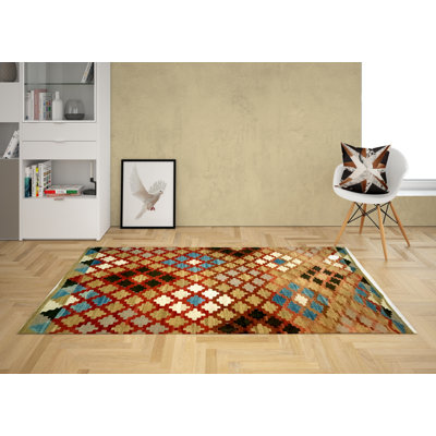 Rauscher Geometric Hand Woven 170cm X 260cm Area Rug