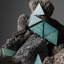 Bushwick 10.62 In. X 14.56 In. Triangle Glossy Lava Stone Mosaic Floor And Wall Tile (5.35 Sq. Ft. / Case)-22301118