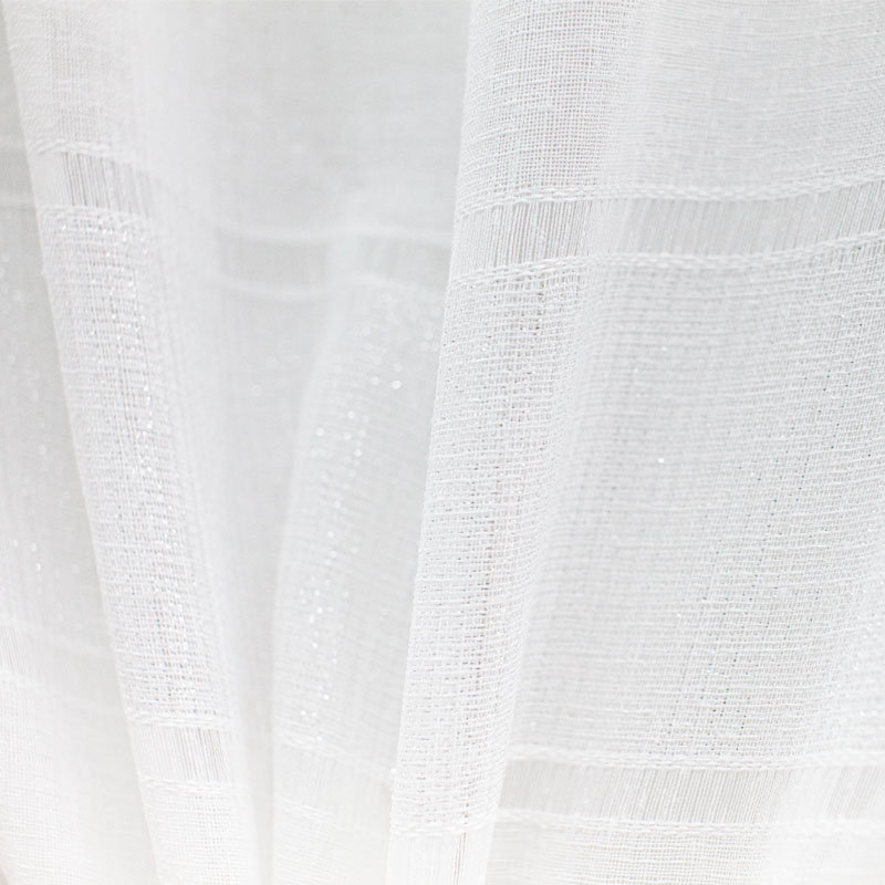 Striped Sheer | Odessa Fabric_ODESSA, White