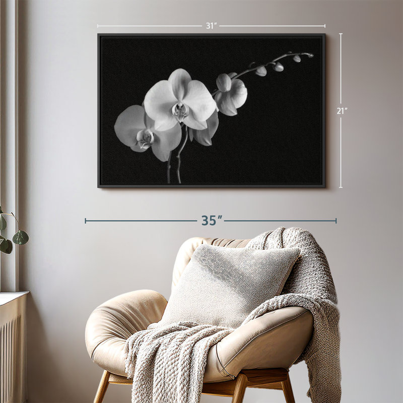 " Moth Orchids II ", 21" H x 31" W