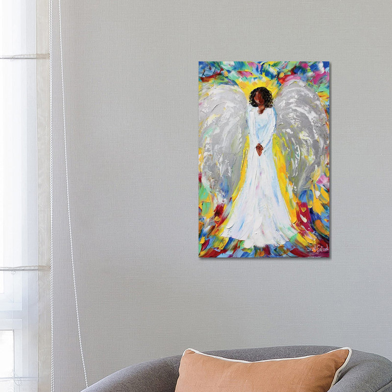 Angel Of Mine by Karen Tarlton - Wrapped Canvas Painting, 66.04 cm H x 45.72 cm W x 3.175 cm D