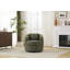 Fauteuil d'appoint pivotant Modern Boucle-793861880