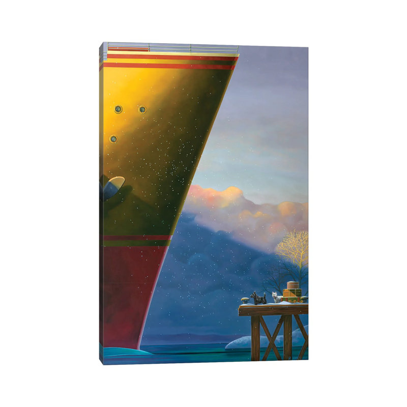 Arrival by Ross Jones - Wrapped Canvas Painting, 20.32 cm H x 30.48 cm W