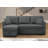 L-Shaped Sleeper Sofa Reversible Couch Pull Out Couch With Storage Chaise-102188298