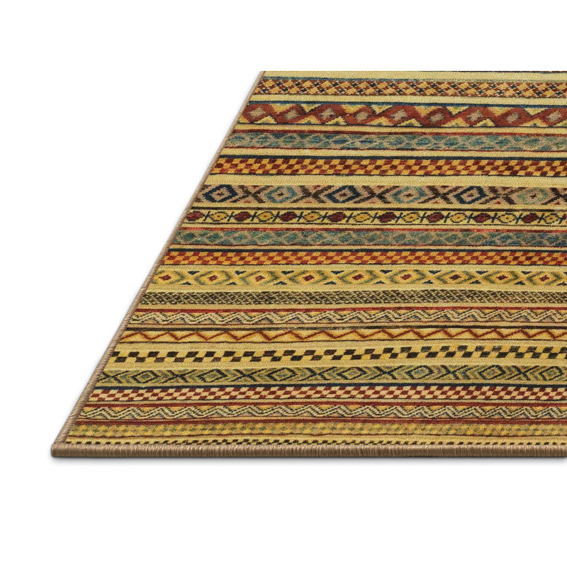 Abstract Indoor Rug, Rectangle 2' x 4'