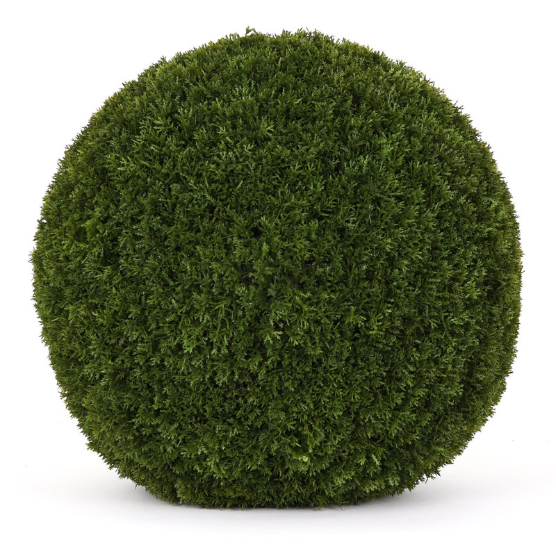 3Rd Street Inn Cypress Topiary Ball, 21" H x 21" W, 2 Pack