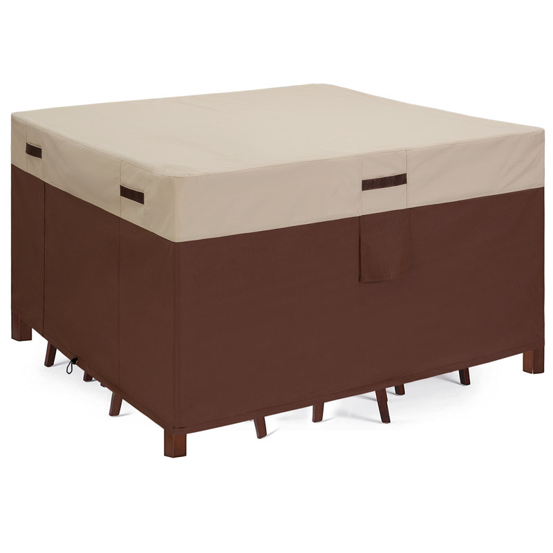 Outdoor Patio Dining Set Cover/Patio Dining Table Cover, 32" H x 76" W x 76" D