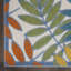 Tapis d'intérieur / extérieur à motif floral vert / bleu / jaune / orange Leonhardt-268969884