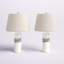 Lampe de table 25,5 po blanc / brun Digennaro