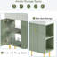 Armoire de salle de bain 21,6 po avec lavabo en céramique et grand meuble-lavabo ergonomique 21,6 po-12278612