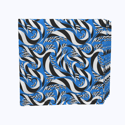 Polyester Abstract Square Napkin