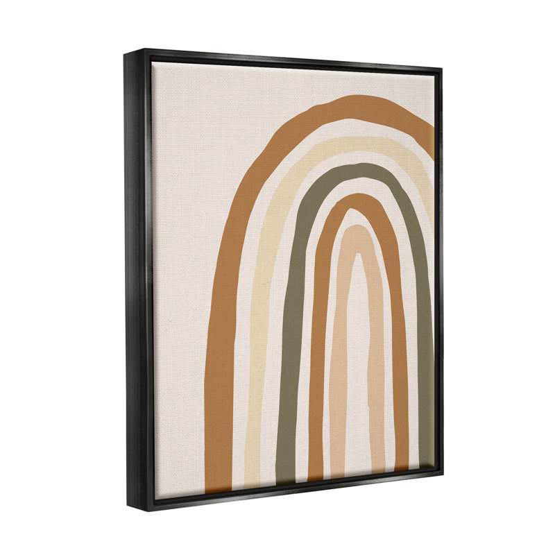 «Neutral Tones Rainbow» par Elizabeth Medley - Impression sur toile, H 21 po x l 17 po x P 1,7 po