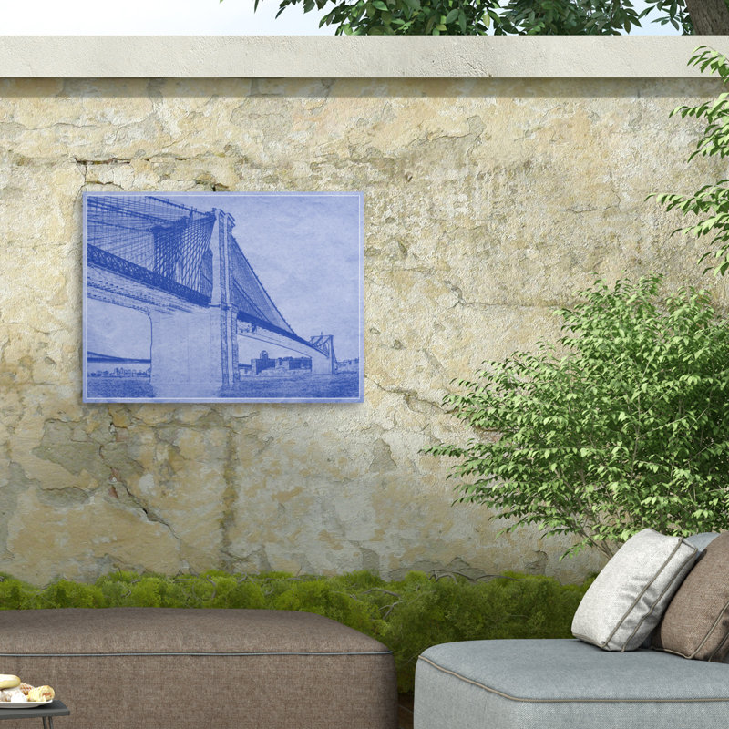 Toile pour l'extérieur Marcus Jules Bridge, H 14 po x l 19 po