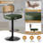 Adjustable Height 360° Swivel Bar Stools With Rattan Backrest-501981493