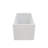 43" Acrylic Free Standing Bath Tubs Modern White Soaker Tub