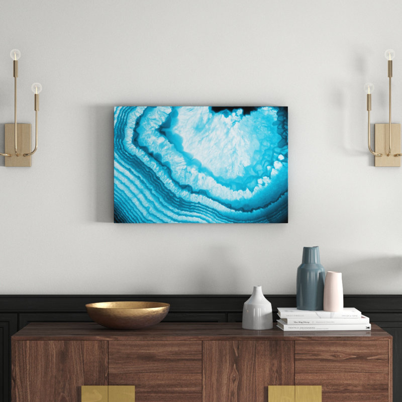 Snow Ridges - Wrapped Canvas Print, 51cm H x 76cm W x 3.81cm
