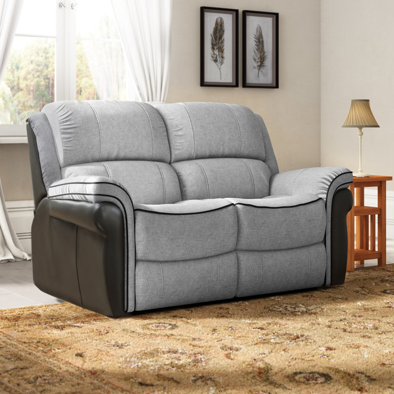 Arras 2 Seater Reclining Loveseat, Fusion Grey/Grey