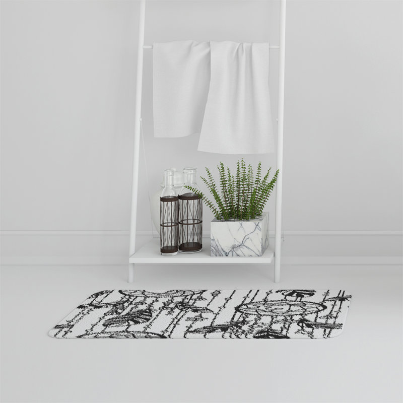 Peluso Memory Foam Non-Slip Bath Mat