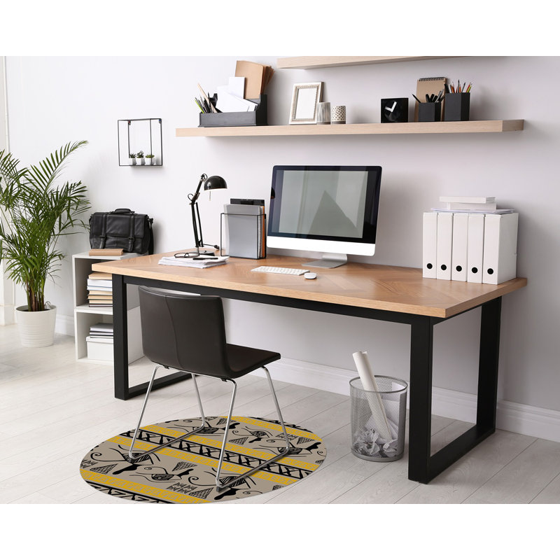 Eilert Hard Floor Straight Round Chair Mat