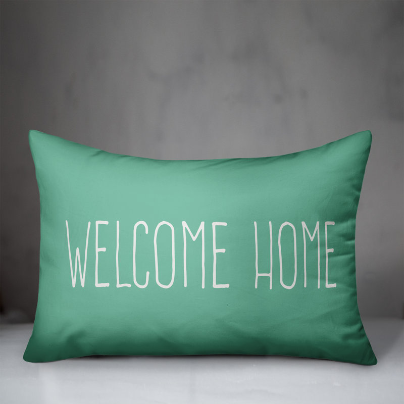  Coussin lombaire intérieur / extérieur Welcome Home, Vert menthe