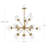 Arisai Andreau 12-Light Dimmable Sputnik Sphere Chandelier-80314077-80314067