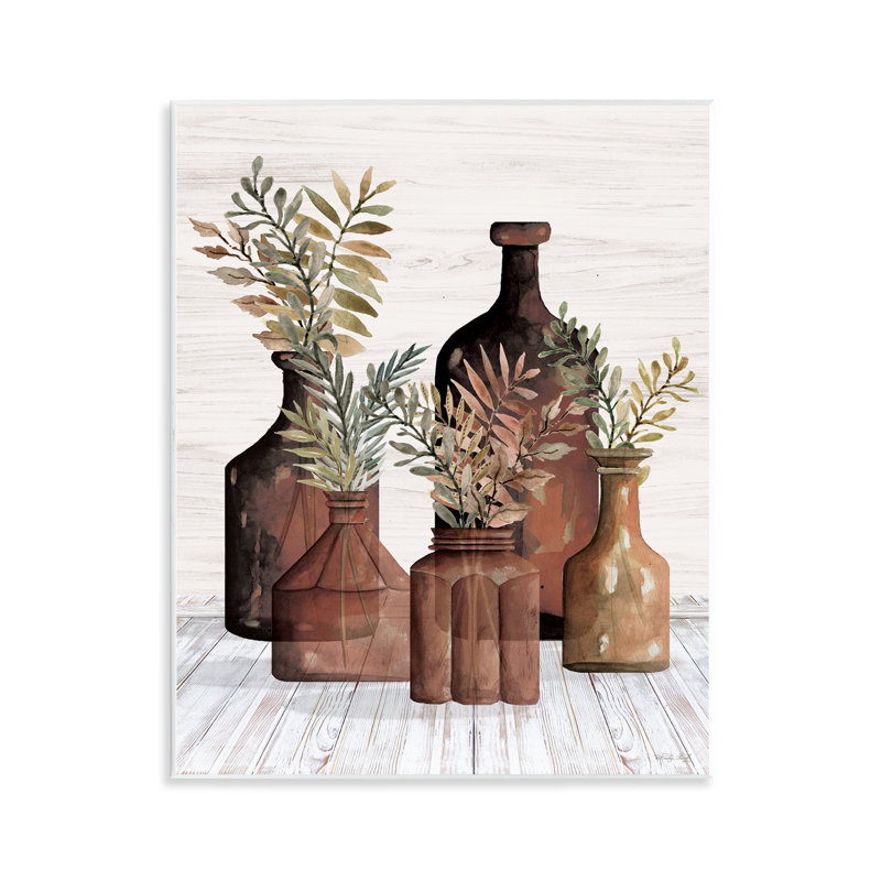 "Brown Pottery Botanicals" par Cindy Jacobs