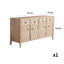 Buffet décoratif rétro en bois massif-101322609