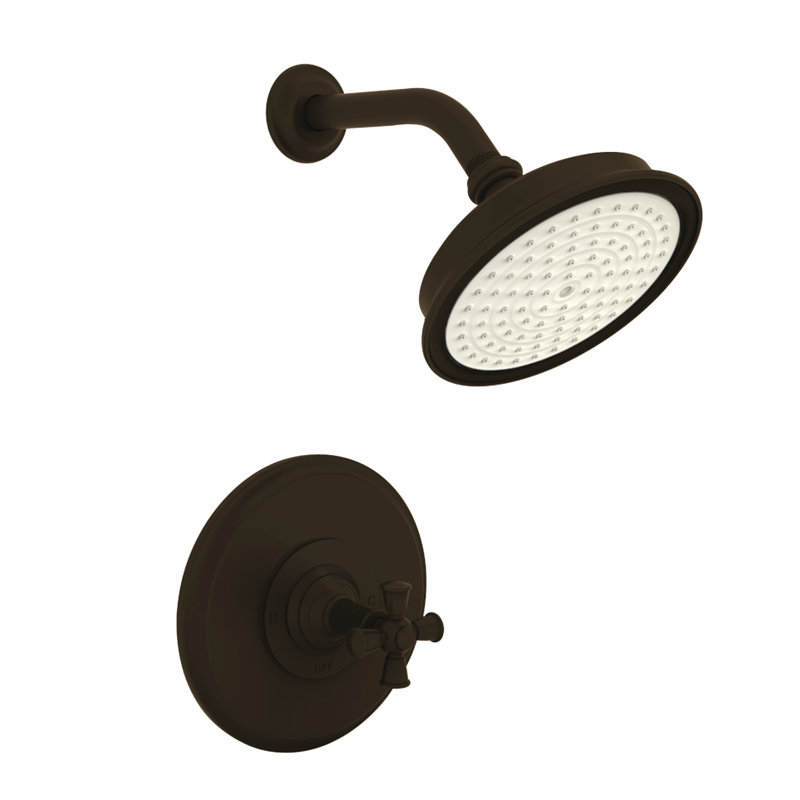Aylesbury Balanced Pressure Shower Trim Set with Shower Head, Oil Rubbed Bronze