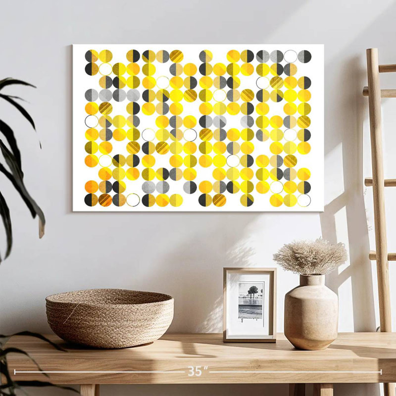 Avery, abstrait géométrique, H 16 po x l 24 po