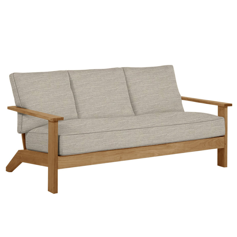 Canapé Ashland - Teck naturel, Welt, Sunbrella® ‑ lin colombe, Ashland #4 teck naturel