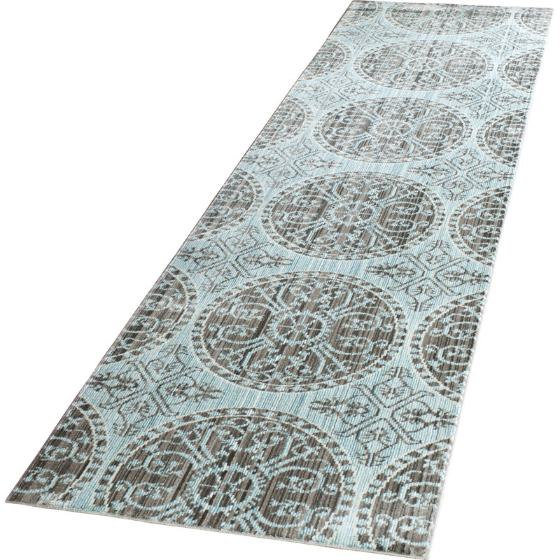 Harlee Geometric Hand Woven Area Rug, Runner 69 x 244 cm