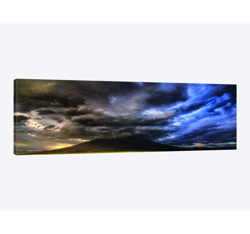 « tempête soudaine ! » "par bill sherrell, impression sur toile tendue, H 12 po x l 36 po x P 1,5 po, Toile tendue