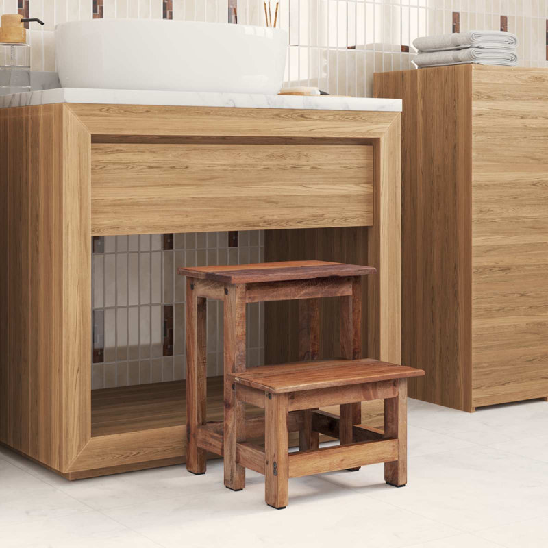 Solid Wood Accent Stool