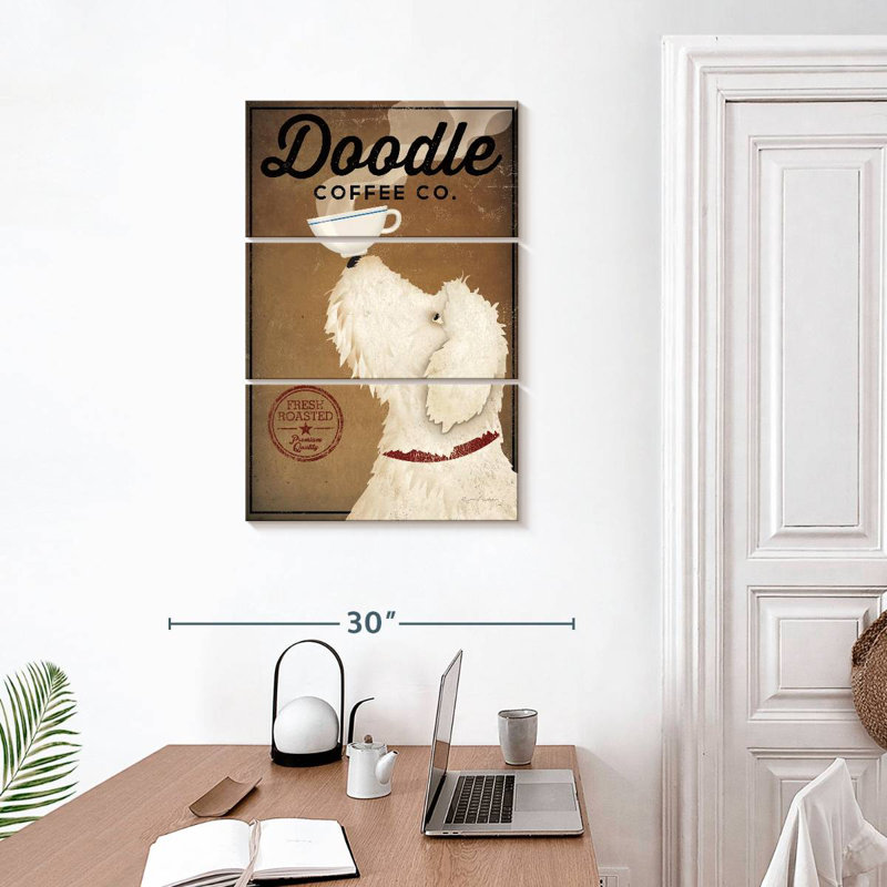 Brampt Doodle Coffee, 32" H x 20" W