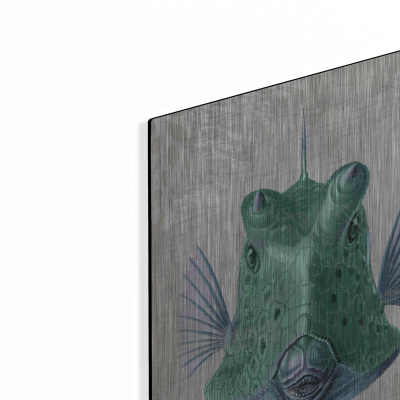 " Cowfish " by Fab Funky, 12" W x 16" H