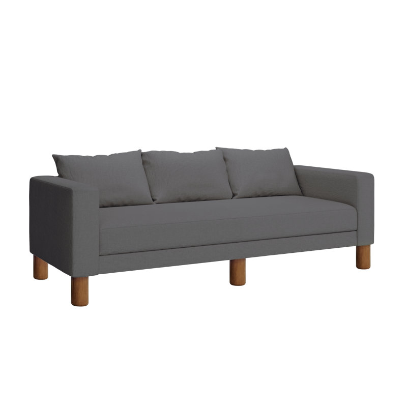 Essential Sofa, Fog Hemp Blend, Cylinder