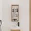 Armoire de rangement murale 12 po avec compartiment de rangement (sans porte ni miroir)