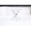 Table ronde moderne en verre