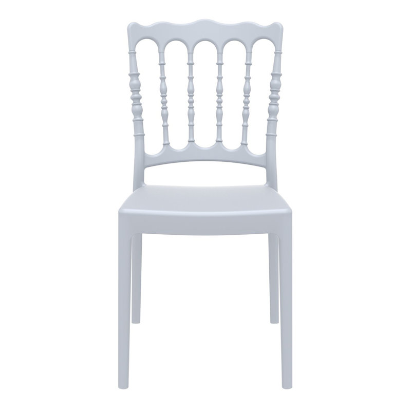 Chaise d'appoint de patio Wier, argent